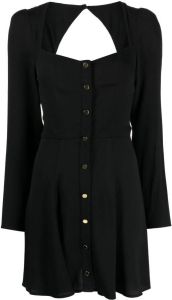 Reformation Uitgesneden mini-jurk Zwart