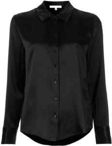 Reformation Zijden shirt Zwart