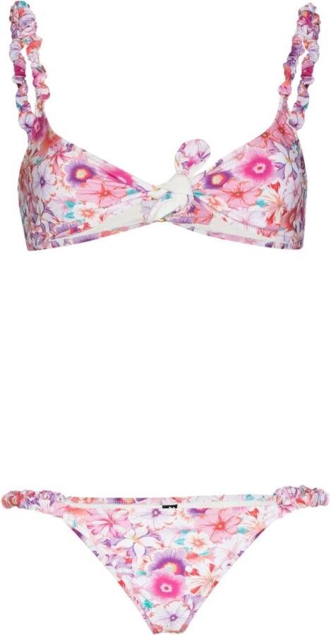 Reina Olga Bikini met bloemenprint Roze