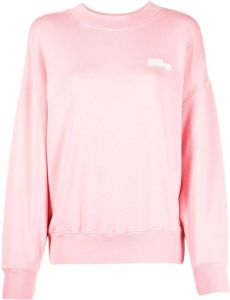 Reina Olga Sweater met geborduurd logo Roze