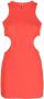 Reina Olga Uitgesneden mini-jurk Oranje - Thumbnail 1