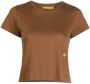 Rejina Pyo Cropped T-shirt Bruin - Thumbnail 1