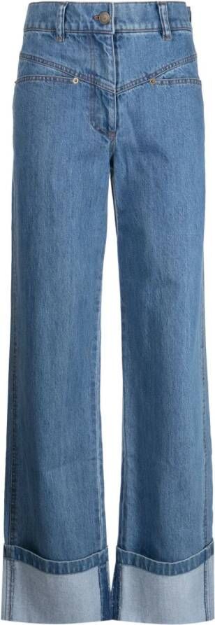 Rejina Pyo High waist jeans Blauw