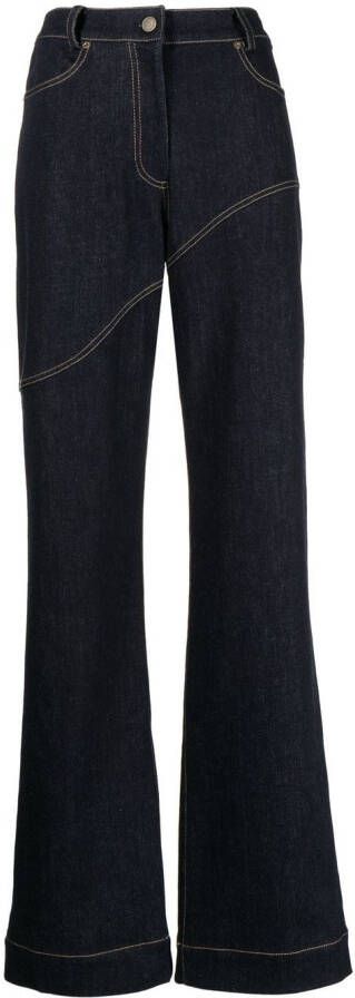 Rejina Pyo Straight jeans Blauw
