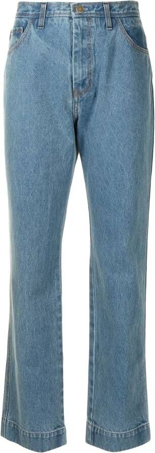 Rejina Pyo Straight jeans Blauw