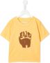 Rejina Pyo T-shirt met grafische print Oranje - Thumbnail 1