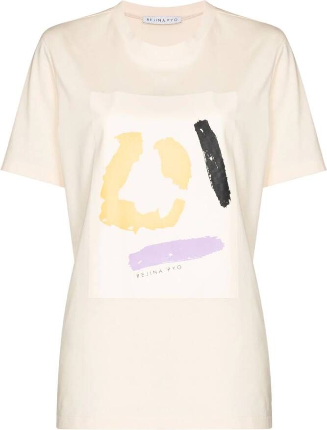 Rejina Pyo T-shirt met print Wit