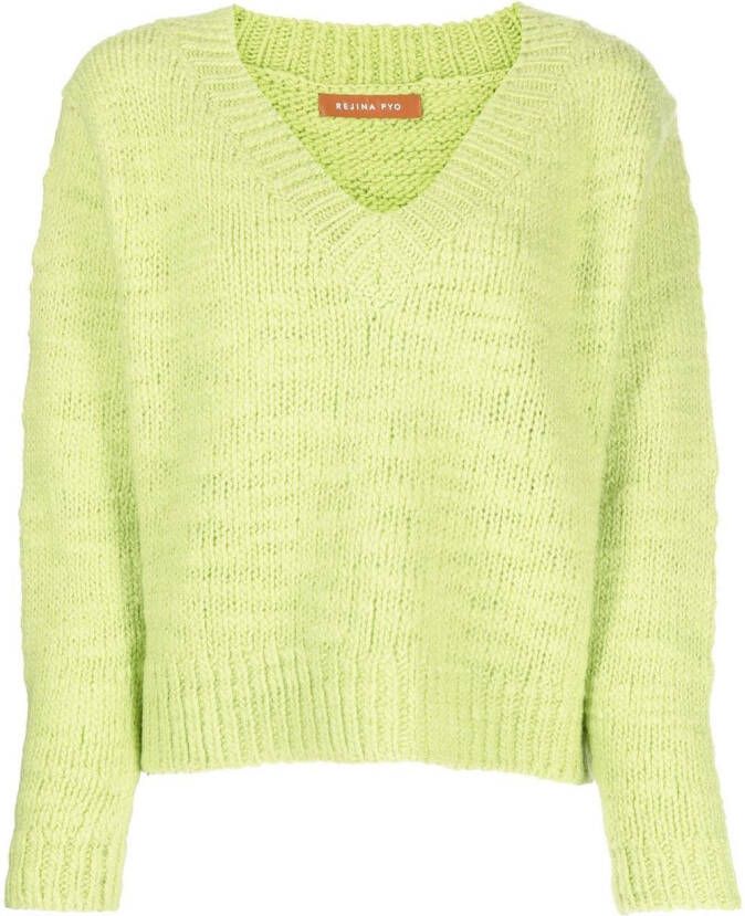 Rejina Pyo Trui met V-hals Groen