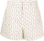 REMAIN Shorts met abstracte print Beige - Thumbnail 1