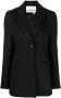 REMAIN Blazer met enkele rij knopen Zwart - Thumbnail 1