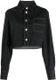 REMAIN Denim blouse Zwart - Thumbnail 1