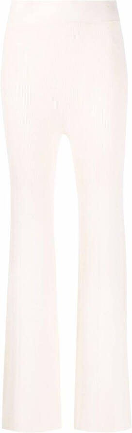 REMAIN Flared broek Beige