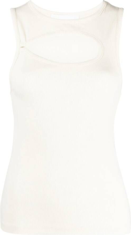 REMAIN Mouwloze top Beige