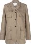 REMAIN Blazer met enkele rij knopen Beige - Thumbnail 1