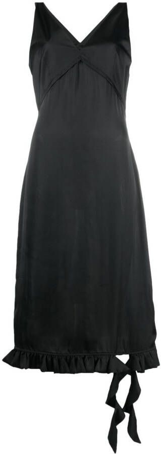 REMAIN Mouwloze maxi-jurk Zwart