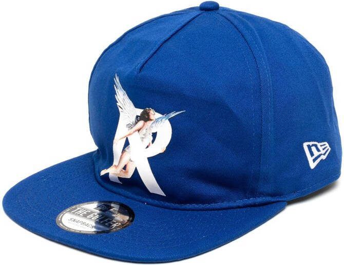 Represent Pet met geborduurde tekst Blauw
