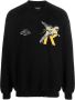 Represent Sweater met print Zwart - Thumbnail 1
