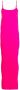 Retrofete Maxi-jurk met ritsdetail Roze - Thumbnail 1