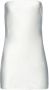 Retrofete Strapless jurk Wit - Thumbnail 1