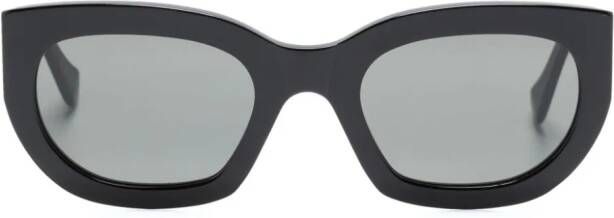 Retrosuperfuture Alva zonnebril met rechthoekig montuur Zwart