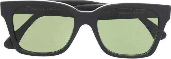 Retrosuperfuture America zonnebril met vierkant montuur Zwart