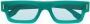 Retrosuperfuture Colpo zonnebril met rechthoekig montuur Groen - Thumbnail 1