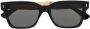 Retrosuperfuture Francis zonnebril met vierkant montuur Zwart - Thumbnail 1