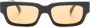 Retrosuperfuture Roma zonnebril met rechthoekig montuur Zwart - Thumbnail 1