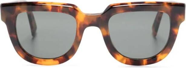Retrosuperfuture Serio zonnebril met vierkant montuur Bruin