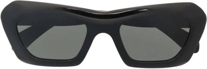 Retrosuperfuture Zenya zonnebril met geometrisch montuur Zwart