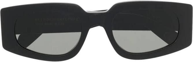 Retrosuperfuture Zonnebril met gewelfd design Zwart