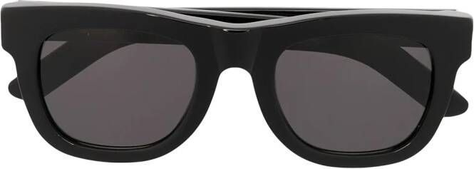 Retrosuperfuture Zonnebril met vierkant montuur Zwart
