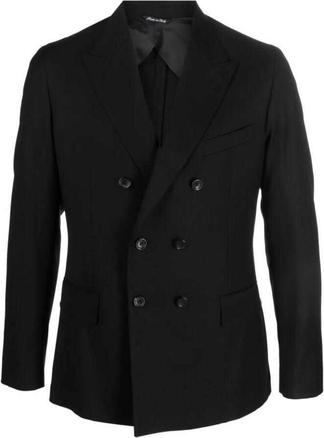 Reveres 1949 Blazer met enkele rij knopen Zwart