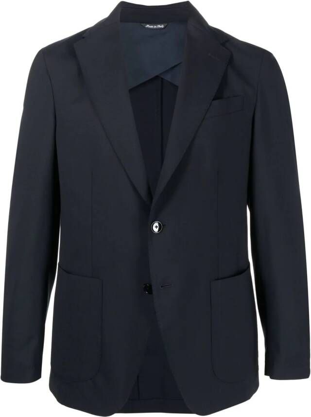 Reveres 1949 Wollen blazer Blauw