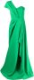 Rhea Costa Asymmetrische jurk Groen - Thumbnail 1