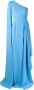 Rhea Costa Asymmetrische avondjurk Blauw - Thumbnail 1