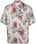 RHUDE Overhemd met bloemenprint Roze - Thumbnail 1