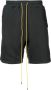 RHUDE Shorts met trekkoordtaille Zwart - Thumbnail 1