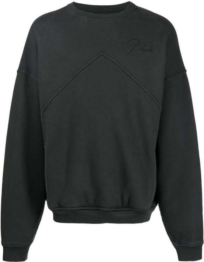 Rhude Sweater met geborduurd logo Zwart