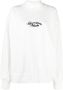 RHUDE Sweater met geborduurd logo Wit - Thumbnail 1