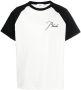RHUDE T-shirt met geborduurd logo Beige - Thumbnail 1