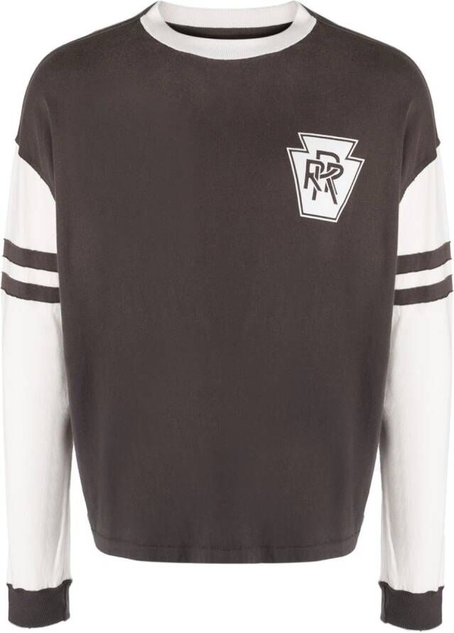 Rhude Sweater met logoprint Zwart