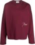 RHUDE Sweater met logoprint Rood - Thumbnail 1