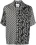RHUDE Overhemd met paisley-print Zwart - Thumbnail 1