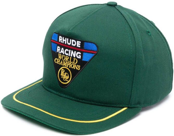 RHUDE Pet met print Groen