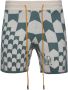 RHUDE Shorts met monogram Beige - Thumbnail 1
