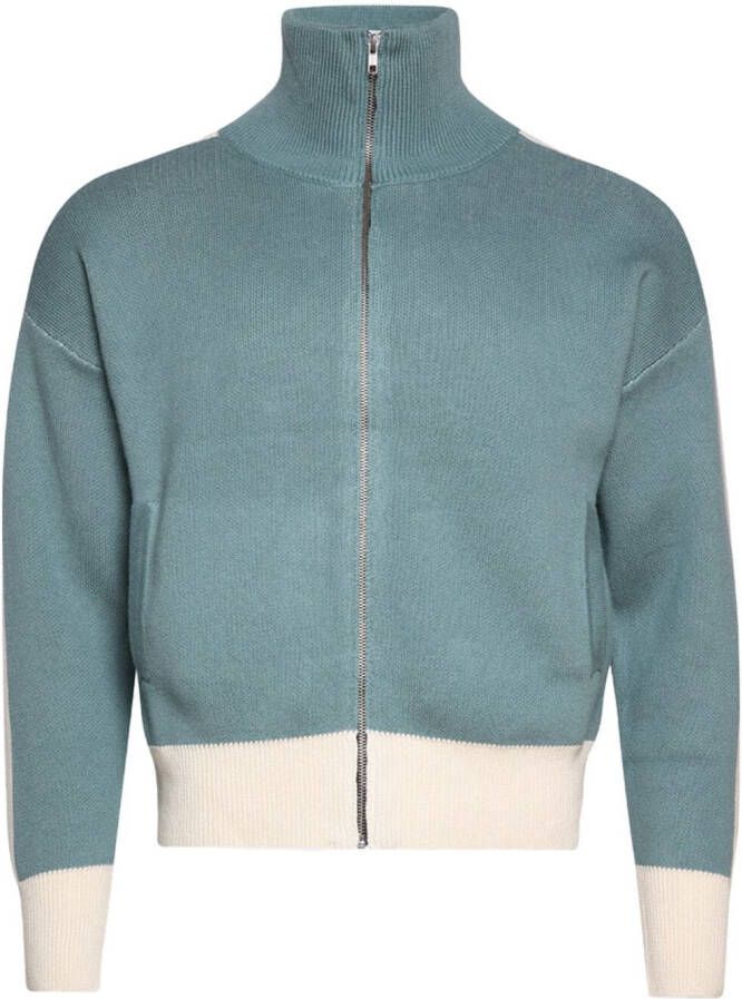 RHUDE Gebreid trainingsjack Blauw