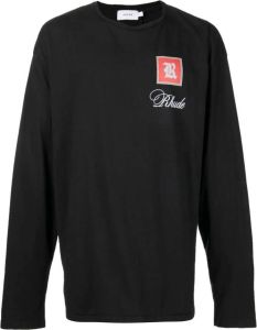 Rhude Sweater met logo Zwart