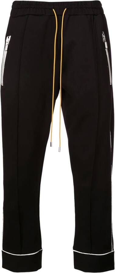 RHUDE trainingsbroek met contrasterende afwerking Zwart