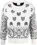 RHUDE Trui met paisley-print Wit - Thumbnail 1